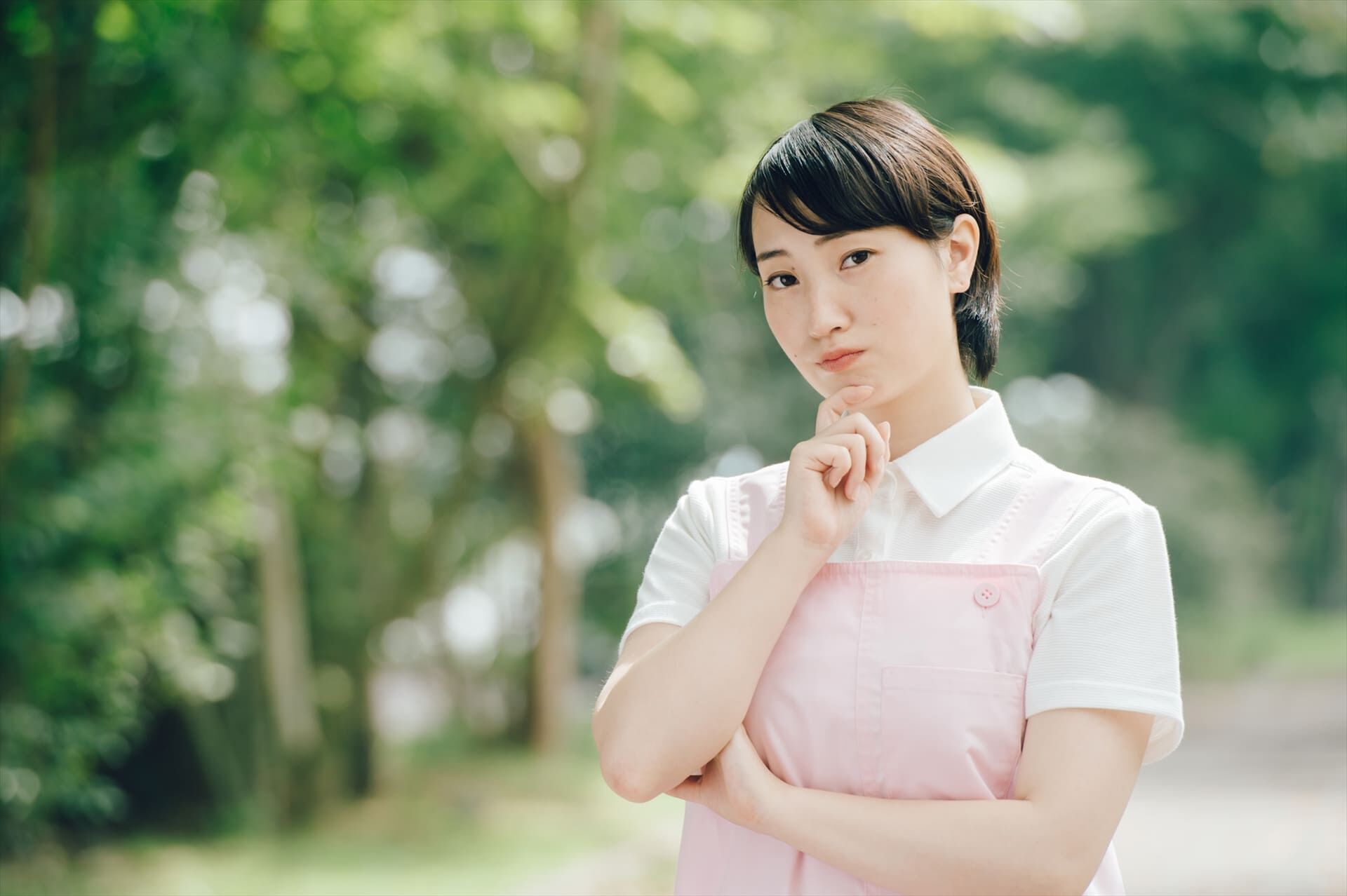 女性の従業員